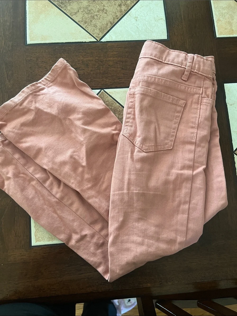 The Children's Place Dusty Pink Girls' Jeans - Straight Leg